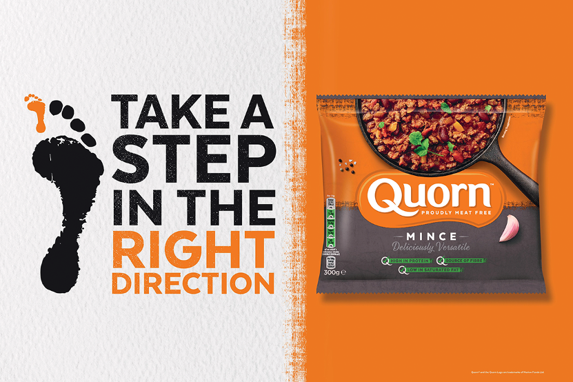 Quorn's 'Take a Step in the Right Direction' campaign