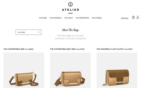 Atelier bags personalisation / customisation