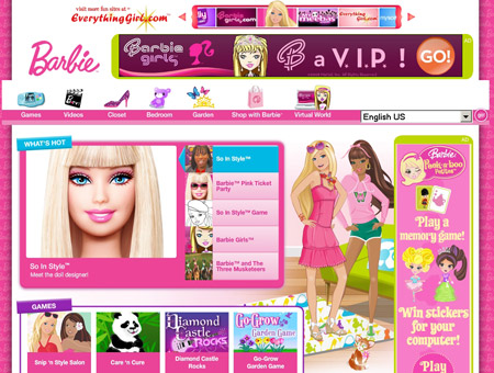 barbie-website