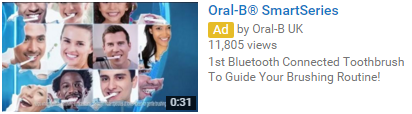 Video advertising thumbnail