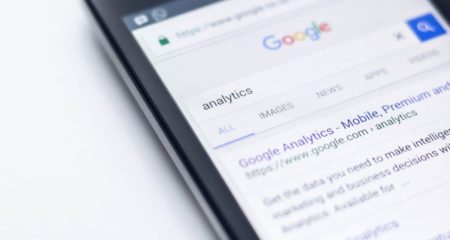 Google search on mobile for analytics