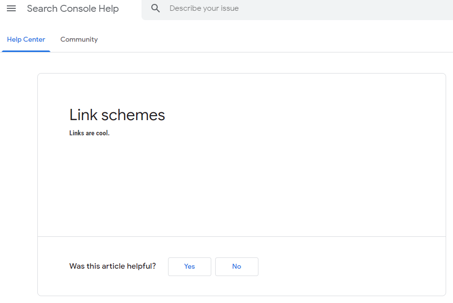 Google link schemes