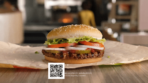 Burger King QR code Whooper campaign