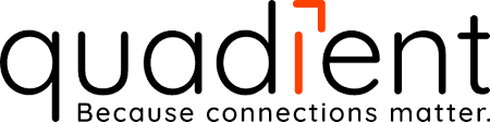quadient logo because connections matter