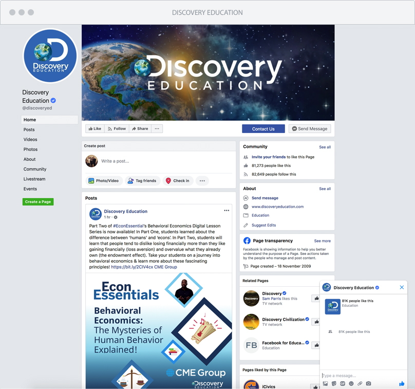 Case study image for Discovery Education