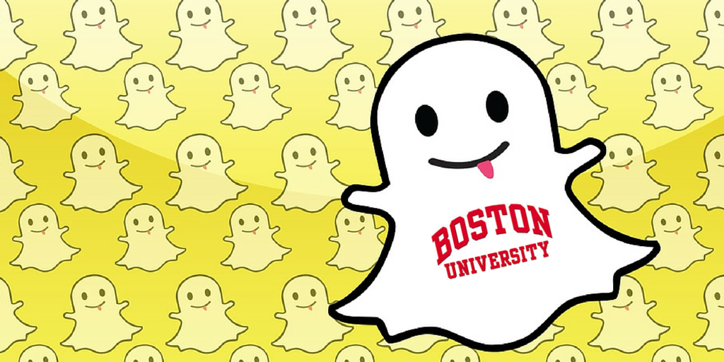 Boston University snapchat