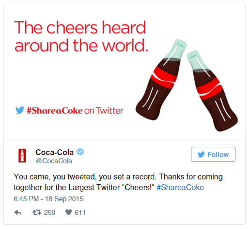 Emojii coke campaign