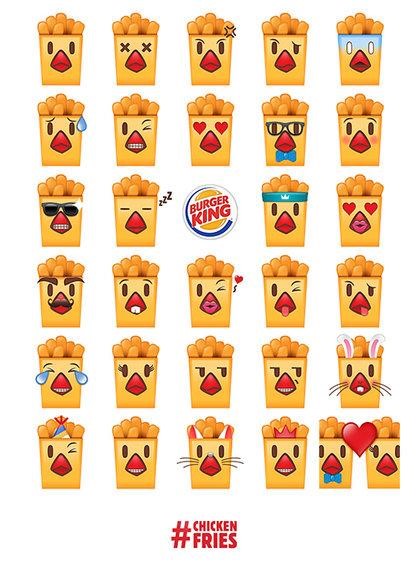 Burger King emoji keyboard