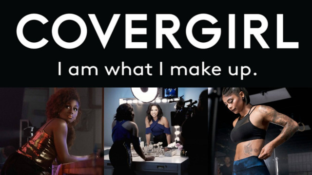 Covergirl 'I am what I make up.' campaign image