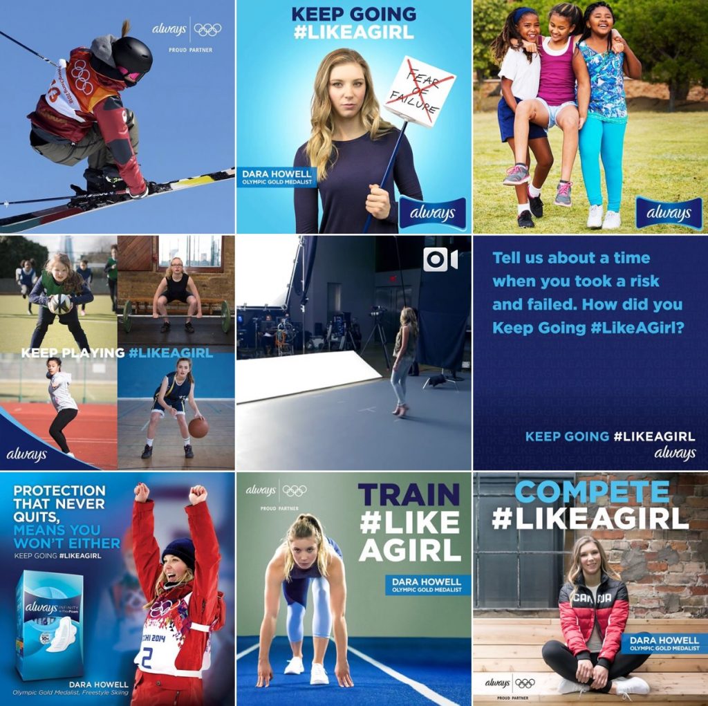 Always #LikeAGirl campaign images
