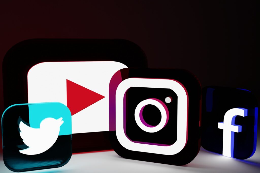 logos of different social media platforms